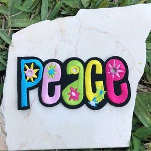 Peach Roller Skate and Sneaker Charm roller skate patch rainbow patch